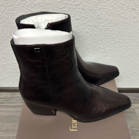 Franco Sarto Vivian Bootie In Metallic Brown Leather (WIDE) - Picture 5 of 9